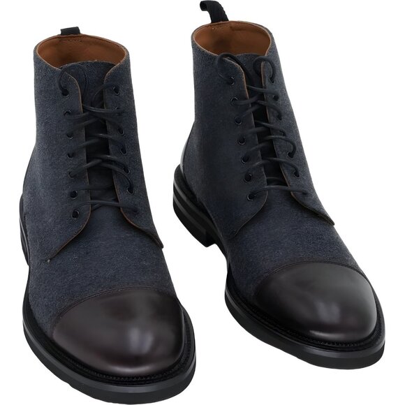 Taft Mens The Jack Boots Gray Oxblood EU 43